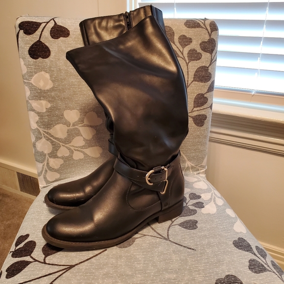 Women's Bass black riding boots size 7 - Picture 2 of 10